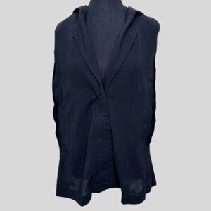 Maison Martin Margiela EUR 38 Shawl Collar Lagenlook Black Vest